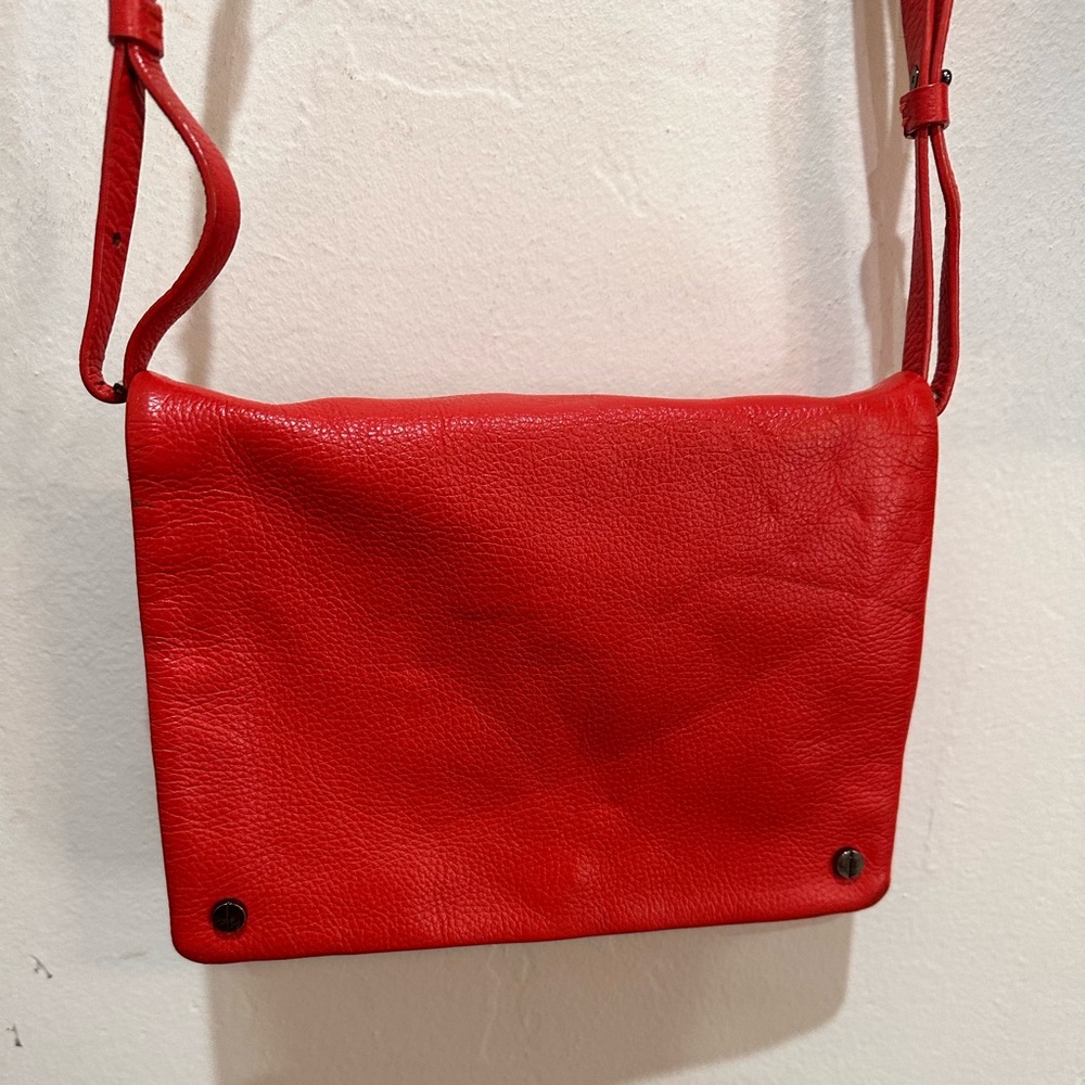 Halogen Red Orange Crossbody Purse